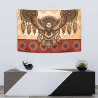 Eagle Native American Tapestry Tribal Feather Dreamcatcher Boho Style