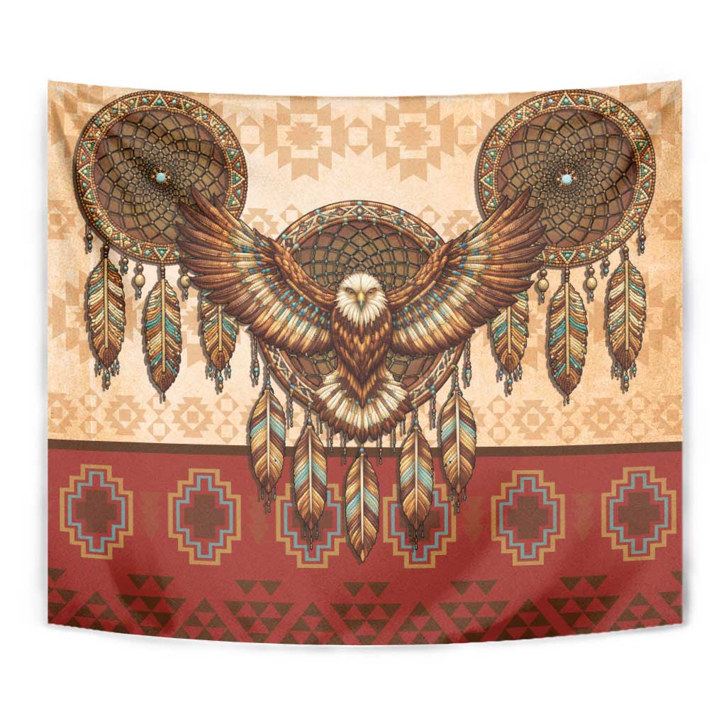 Eagle Native American Tapestry Tribal Feather Dreamcatcher Boho Style