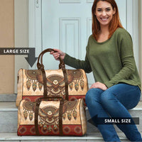 Eagle Native American Travel Bag Tribal Feather Dreamcatcher Boho Style