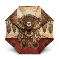 Eagle Native American Umbrella Tribal Feather Dreamcatcher Boho Style