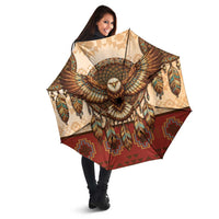 Eagle Native American Umbrella Tribal Feather Dreamcatcher Boho Style