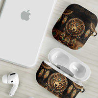 Bear Native American AirPods Case Tribal Feather Dreamcatcher Boho Style