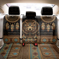 Bear Native American Back Car Seat Cover Tribal Feather Dreamcatcher Boho Style