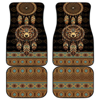 Bear Native American Car Mats Tribal Feather Dreamcatcher Boho Style