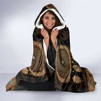 Bear Native American Hooded Blanket Tribal Feather Dreamcatcher Boho Style