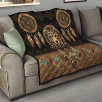 Bear Native American Quilt Tribal Feather Dreamcatcher Boho Style