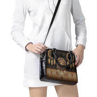 Bear Native American Shoulder Handbag Tribal Feather Dreamcatcher Boho Style