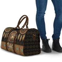 Bear Native American Travel Bag Tribal Feather Dreamcatcher Boho Style