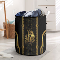 Egypt Was Sceptre Laundry Basket Gold Pharaoh Patterns