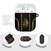 Egypt Was Sceptre AirPods Case Gold Pharaoh Patterns
