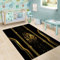 Egypt Was Sceptre Area Rug Gold Pharaoh Patterns