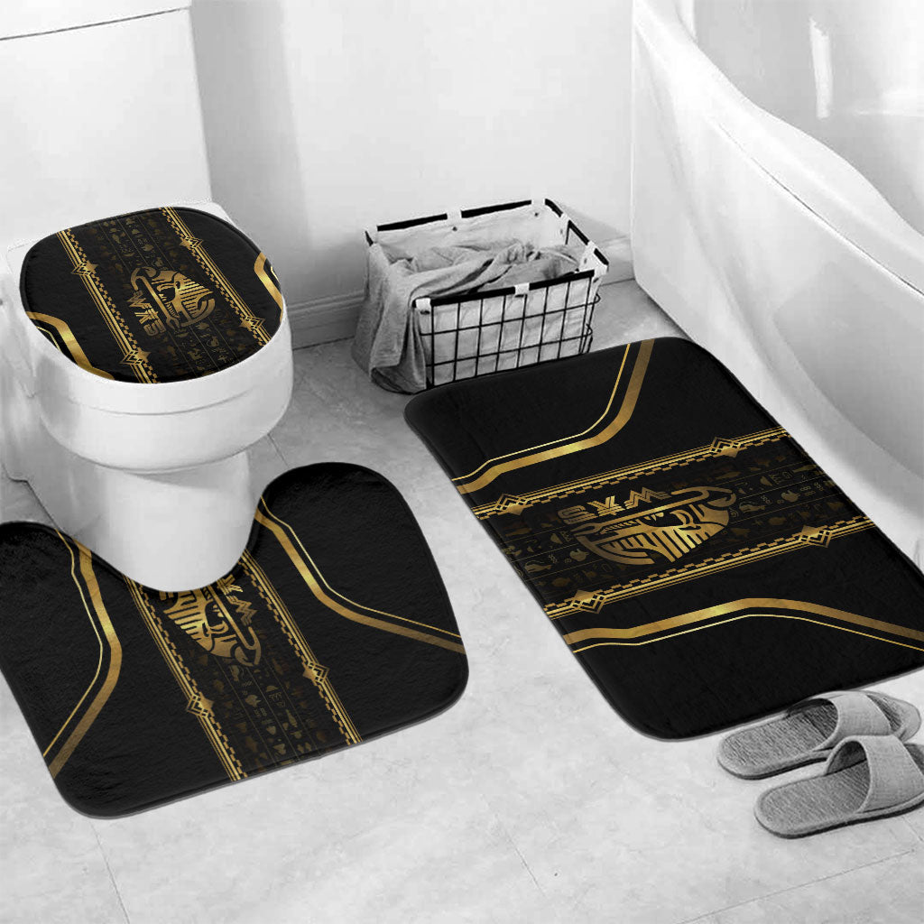 Egypt Was Sceptre Bathroom Set Gold Pharaoh Patterns
