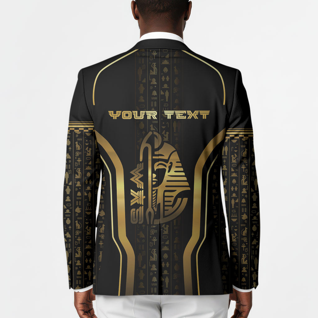 Personalized Egypt Was Sceptre Blazer Gold Pharaoh Patterns