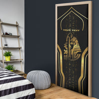 Personalized Egypt Was Sceptre Door Cover Gold Pharaoh Patterns