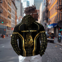 Personalized Egypt Was Sceptre Hoodie Gold Pharaoh Patterns