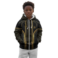 Personalized Egypt Was Sceptre Kid Hoodie Gold Pharaoh Patterns