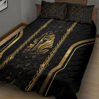 Egypt Was Sceptre Quilt Bed Set Gold Pharaoh Patterns