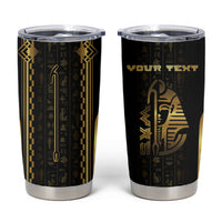 Personalized Egypt Was Sceptre Tumbler Cup Gold Pharaoh Patterns