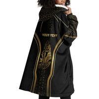 Personalized Egypt Was Sceptre Wearable Blanket Hoodie Gold Pharaoh Patterns