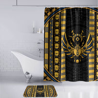 Egypt The Scarab Beetle Bathroom Set Winged Solar Amulet Symbol