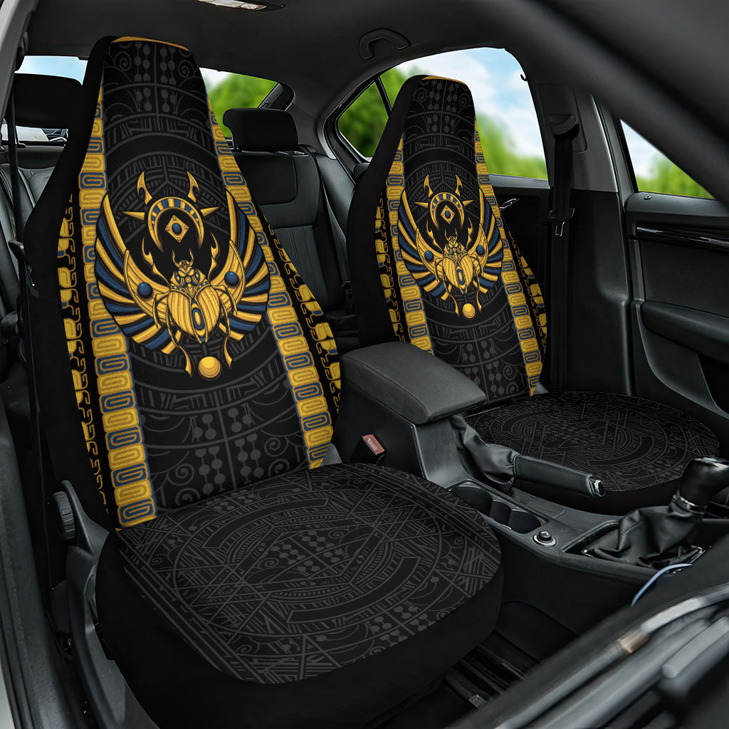 Egypt The Scarab Beetle Car Seat Cover Winged Solar Amulet Symbol