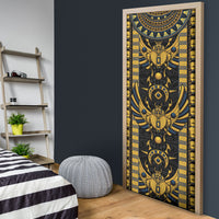 Egypt The Scarab Beetle Door Cover Winged Solar Amulet Symbol