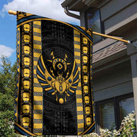 Egypt The Scarab Beetle Garden Flag Winged Solar Amulet Symbol