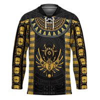 Egypt The Scarab Beetle Hockey Jersey Winged Solar Amulet Symbol
