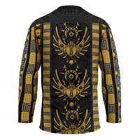 Egypt The Scarab Beetle Hockey Jersey Winged Solar Amulet Symbol