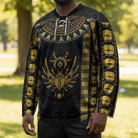 Egypt The Scarab Beetle Hockey Jersey Winged Solar Amulet Symbol