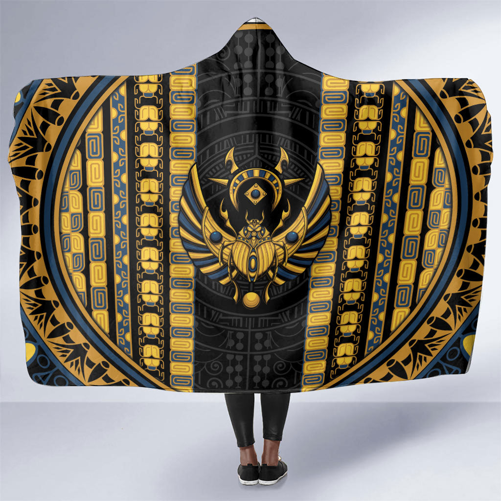Egypt The Scarab Beetle Hooded Blanket Winged Solar Amulet Symbol