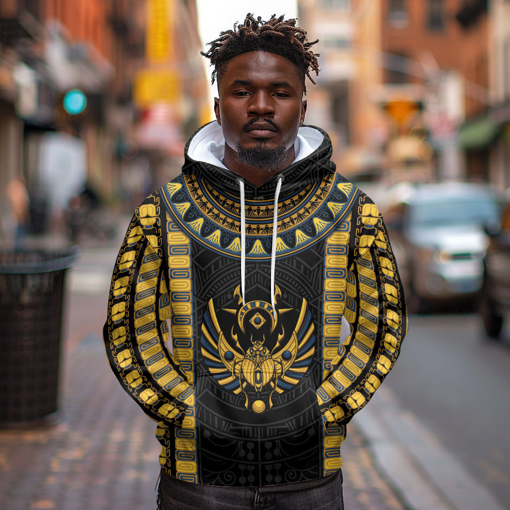 Egypt The Scarab Beetle Hoodie Winged Solar Amulet Symbol