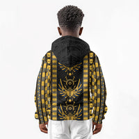 Egypt The Scarab Beetle Kid Hoodie Winged Solar Amulet Symbol