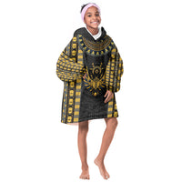 Egypt The Scarab Beetle Kid Wearable Blanket Hoodie Winged Solar Amulet Symbol