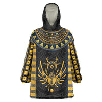Egypt The Scarab Beetle Kid Wearable Blanket Hoodie Winged Solar Amulet Symbol