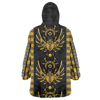 Egypt The Scarab Beetle Kid Wearable Blanket Hoodie Winged Solar Amulet Symbol