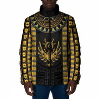 Egypt The Scarab Beetle Padded Jacket Winged Solar Amulet Symbol