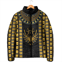 Egypt The Scarab Beetle Padded Jacket Winged Solar Amulet Symbol