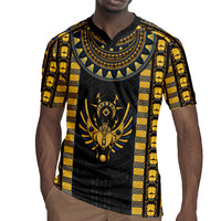 Egypt The Scarab Beetle Rugby Jersey Winged Solar Amulet Symbol