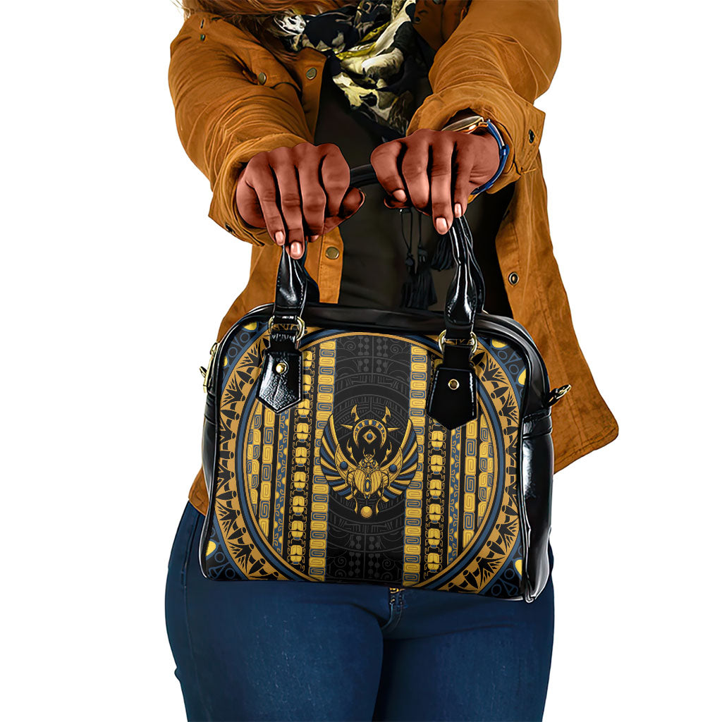 Egypt The Scarab Beetle Shoulder Handbag Winged Solar Amulet Symbol