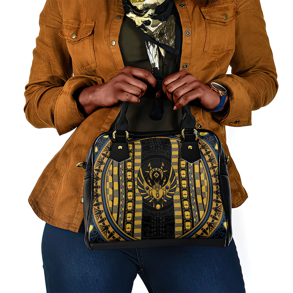 Egypt The Scarab Beetle Shoulder Handbag Winged Solar Amulet Symbol