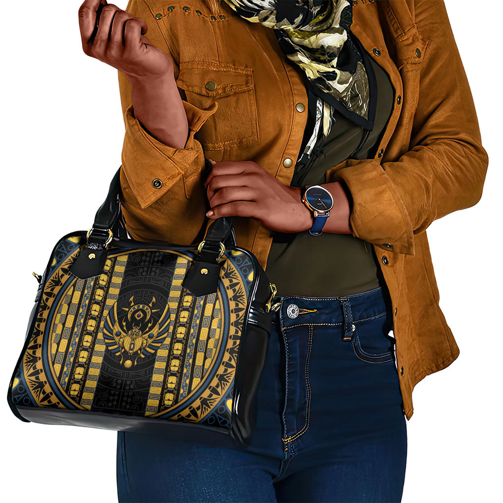 Egypt The Scarab Beetle Shoulder Handbag Winged Solar Amulet Symbol