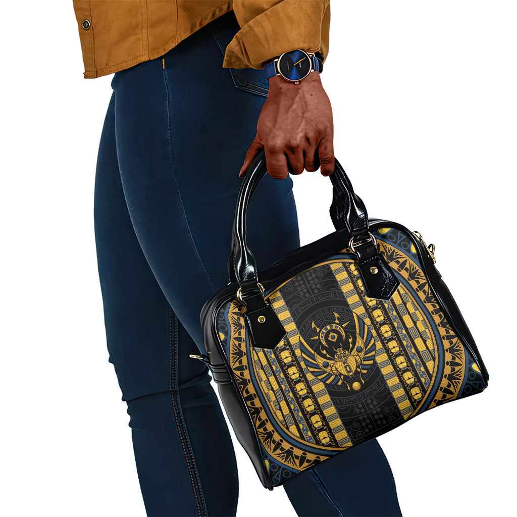 Egypt The Scarab Beetle Shoulder Handbag Winged Solar Amulet Symbol