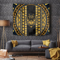 Egypt The Scarab Beetle Tapestry Winged Solar Amulet Symbol