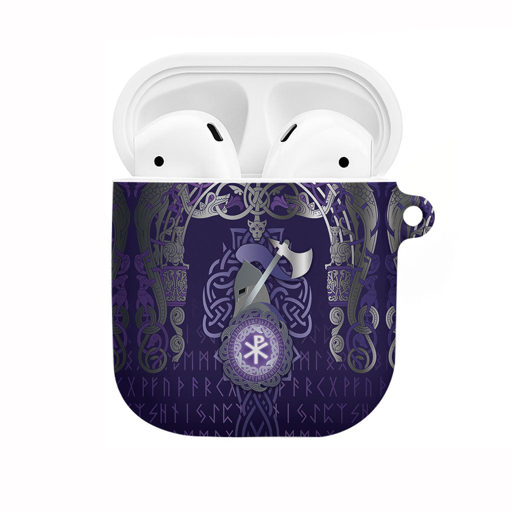Vikings The Varangian Guard AirPods Case Ancient Chi Rho Symbols