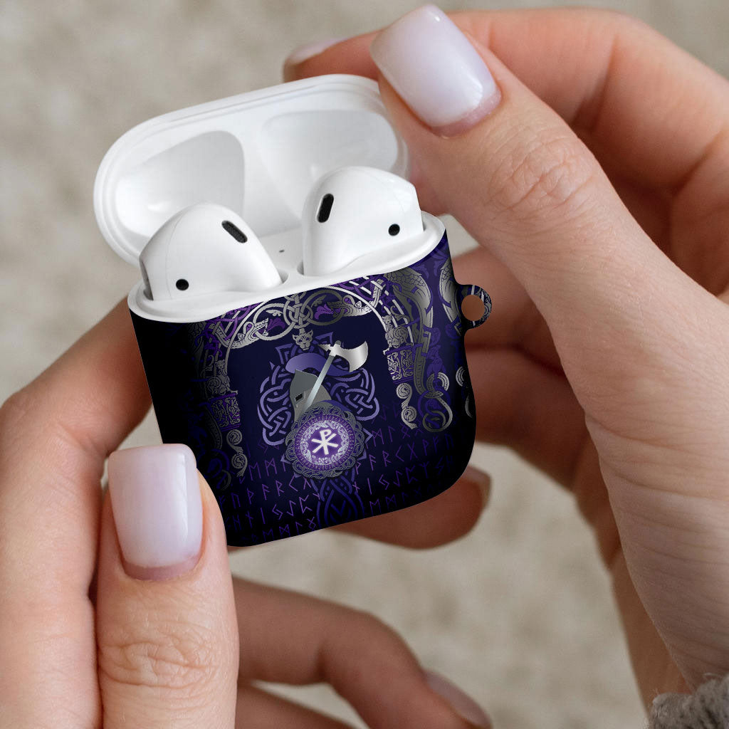 Vikings The Varangian Guard AirPods Case Ancient Chi Rho Symbols