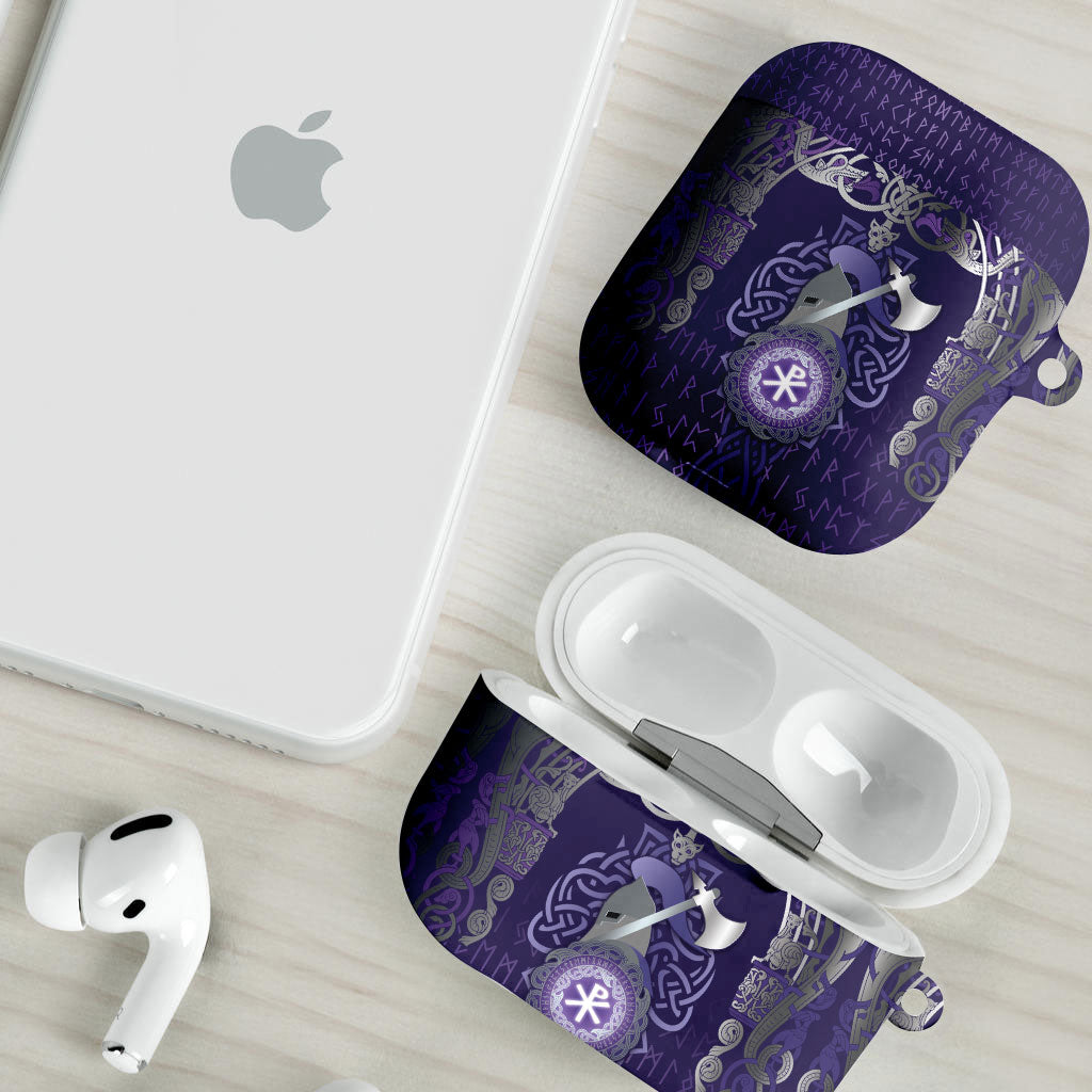 Vikings The Varangian Guard AirPods Case Ancient Chi Rho Symbols