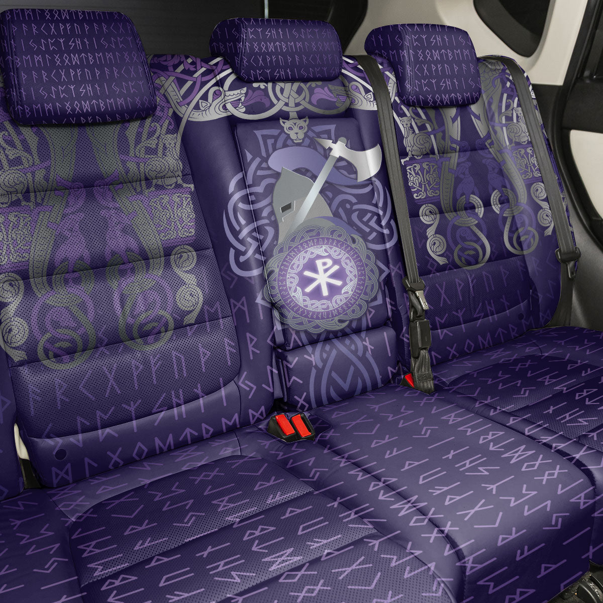 Vikings The Varangian Guard Back Car Seat Cover Ancient Chi Rho Symbols