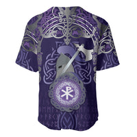 Vikings The Varangian Guard Baseball Jersey Ancient Chi Rho Symbols