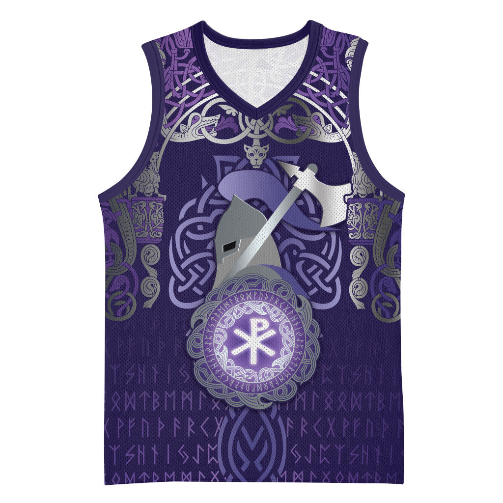 Vikings The Varangian Guard Basketball Jersey Ancient Chi Rho Symbols